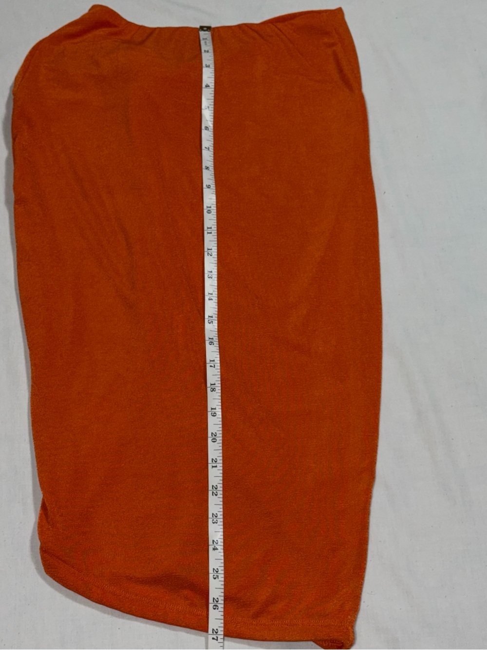 NWT JLUXLABEL Orange Ruched Bodysuit Midi Skirt 2 Piece Set M    O96 - Picture 5 of 9